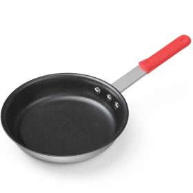 Ceramic Nonstick Egg Pan, Aluminum Frying Pan With Stainless Steel Base, Oven Safe, Dishwasher Safe Skillet (Option: Red 14IN)